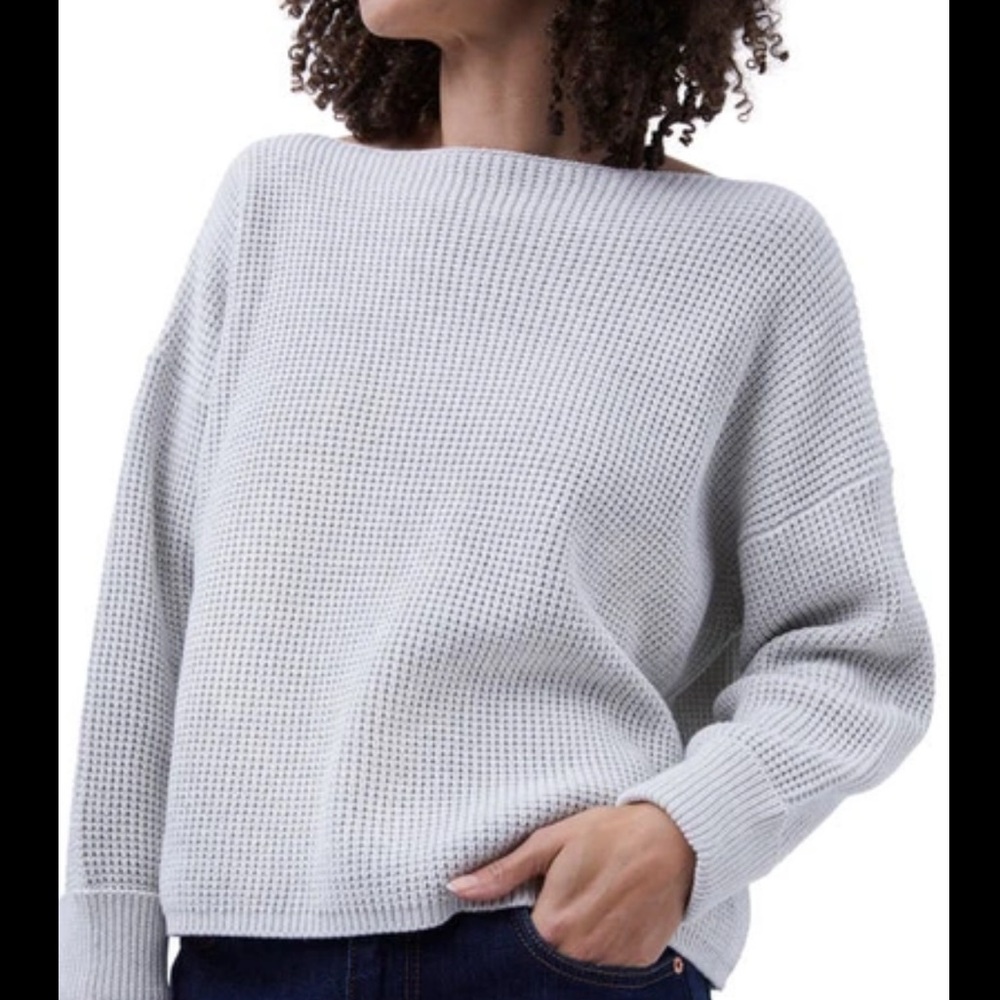 French Connection grey Mozart sweater. Size large.